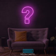 Vraagteken Neon LED-bord