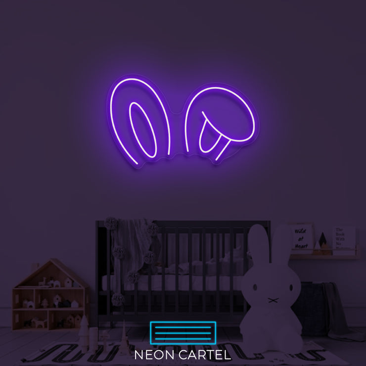 Rabbits Ears Neon LED Sign