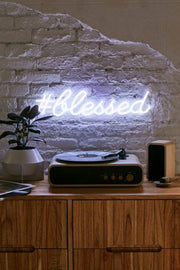 #Blessed Neon LED-bord