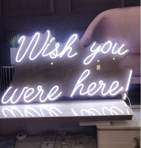 Wish you were here led sign discount