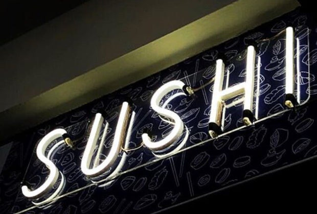 Sushi Neon Sign, Sushi Party Neon Sign, Sushi Flex Neon Sign, Sushi Lighting LED Art Neon Sign, Sushi Bar Café Neon Sign Light Decoration