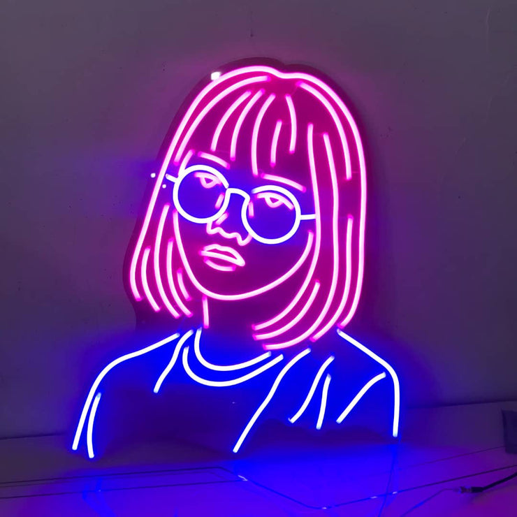 Neon LED-bord voor meisjes