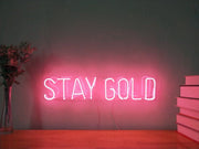 STAY GOLD Neon LED-bord