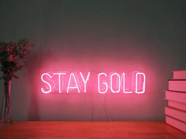 STAY GOLD Neon LED-bord