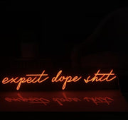 Verwacht Dope Shit Neon LED-bord