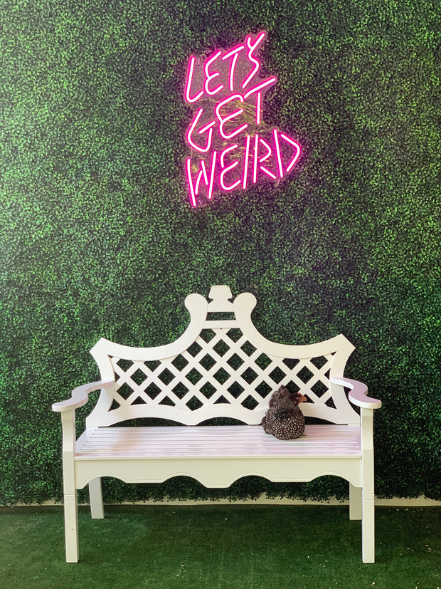 Laten we raar doen Neon LED-bord
