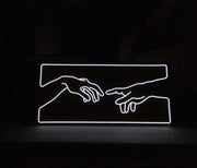 Handen van God Neon LED-bord