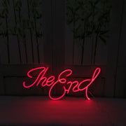 The End Neon Led Sign