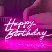 Happy Birthday Sign Neon Light, Birthday Party Led Neon Sign, Custom Happy Birthday Neon Sign, Neon Sign Flex, Party Neon Decoration