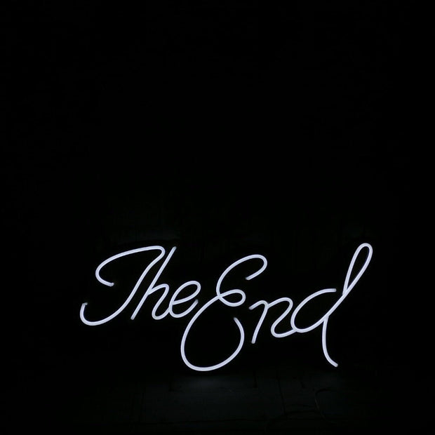 The End Neon Led Sign