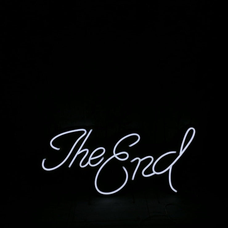 The End Neon Led Sign