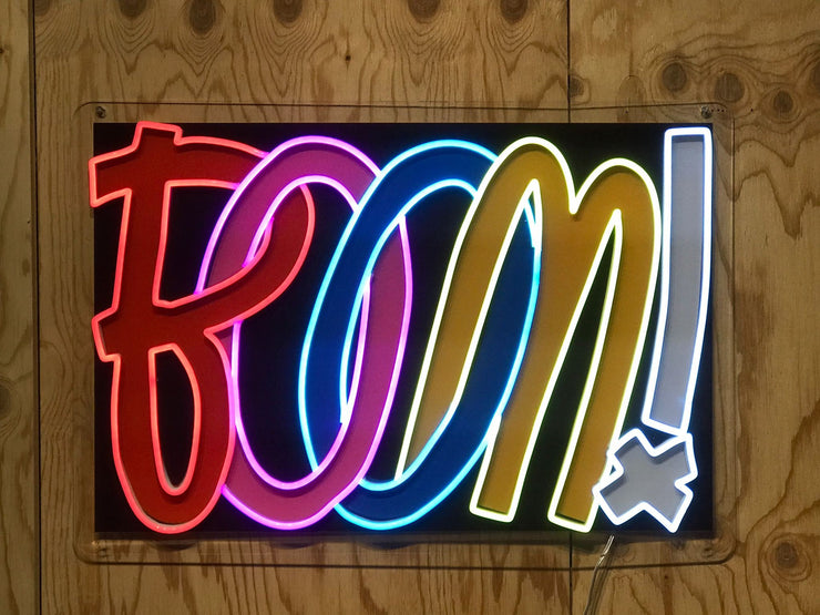 Boom! Neonlicht, Boom! Neon LED-bord