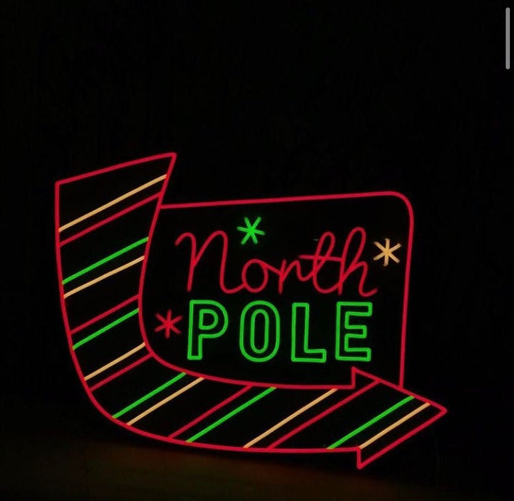 Noordpool Kerstmis Neon LED-bord
