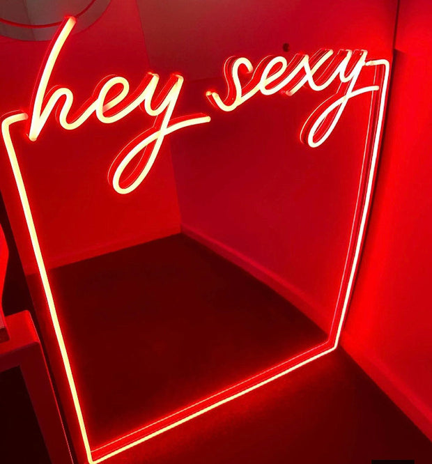 Hey Sexy Mirror op maat gemaakte spiegel neon LED-bord