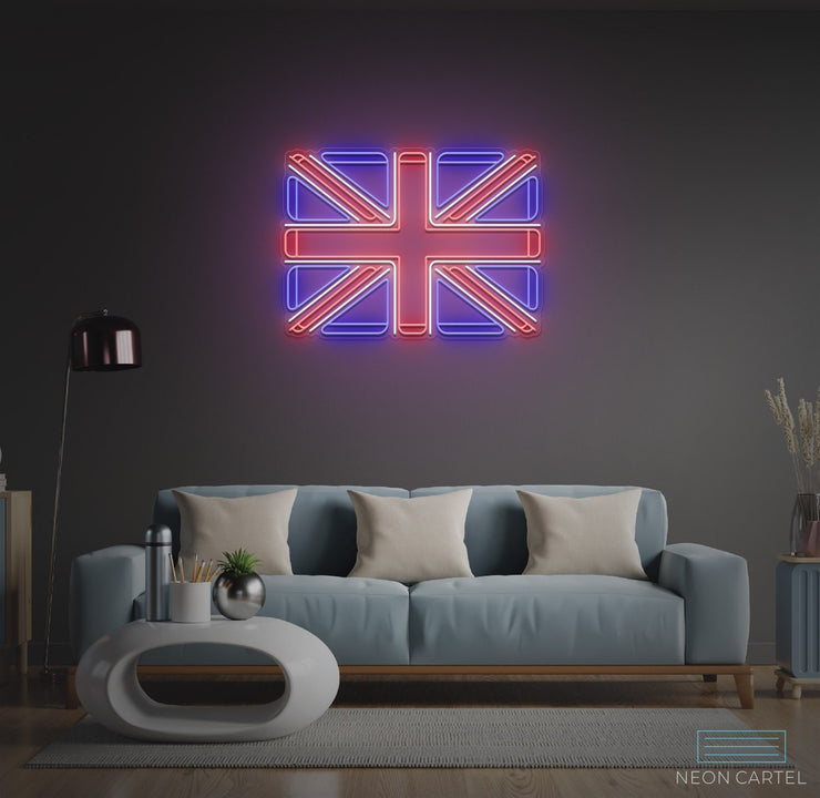 Union Jack UK-vlag Verenigd Koninkrijk Neon LED-bord