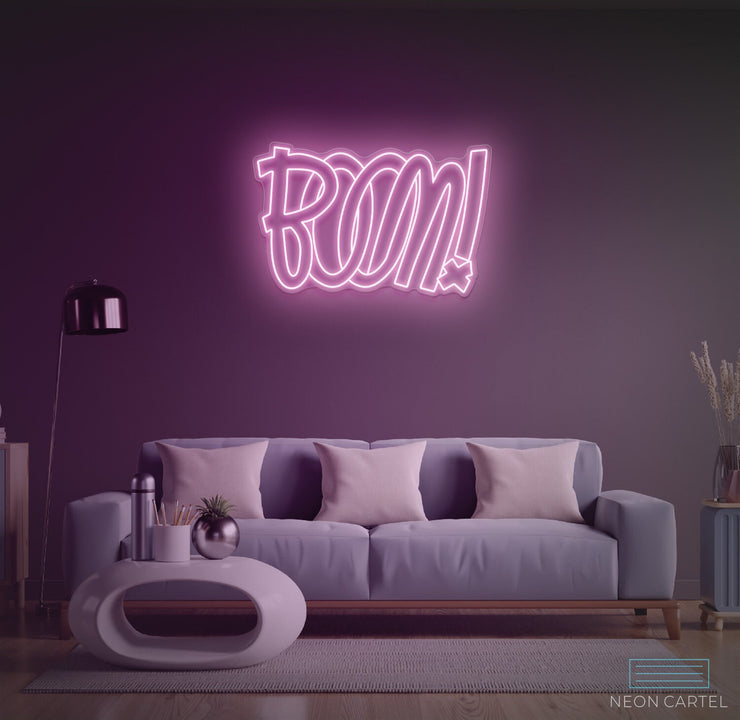 Boom! Neonlicht, Boom! Neon LED-bord