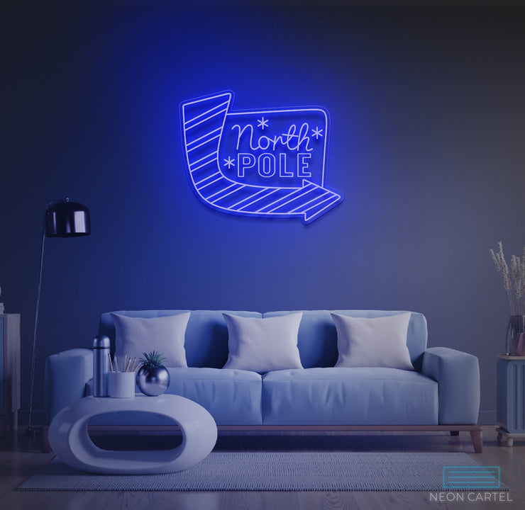 Noordpool Kerstmis Neon LED-bord