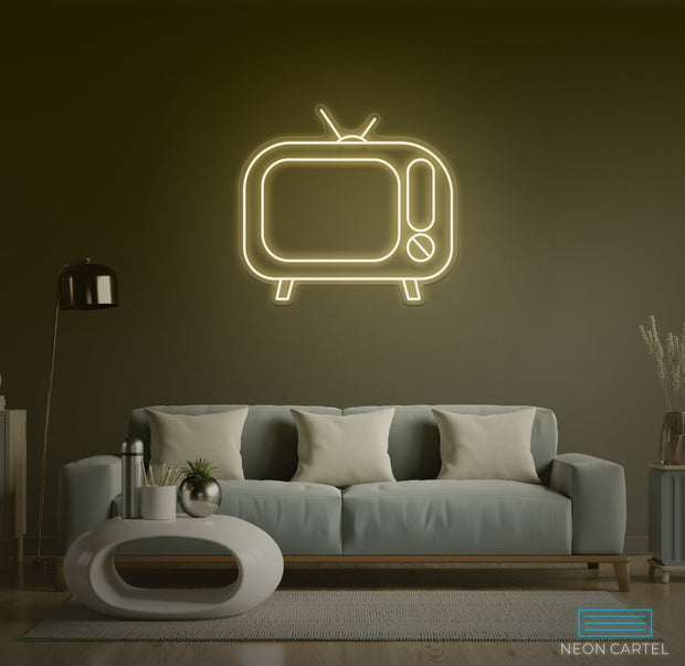 Retro televisie neon LED-bord