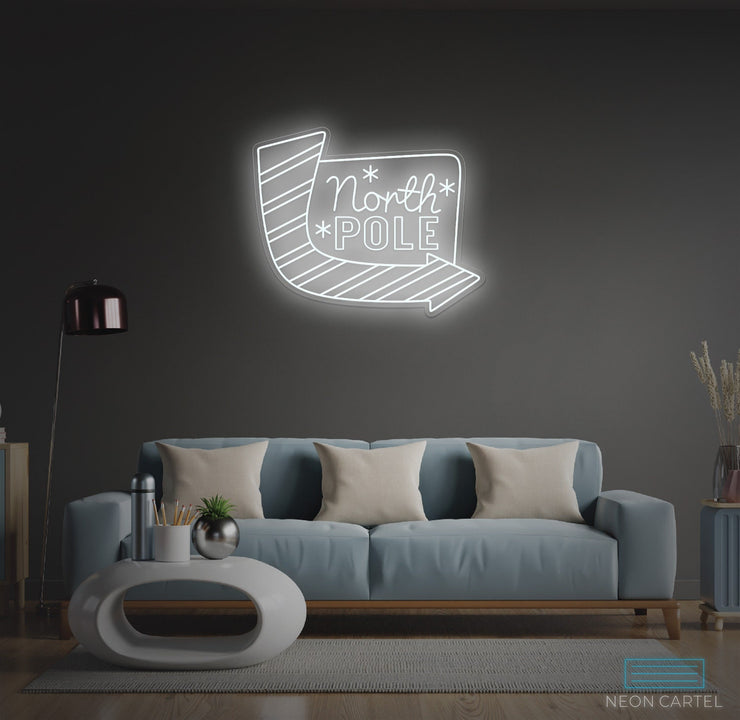 Noordpool Kerstmis Neon LED-bord