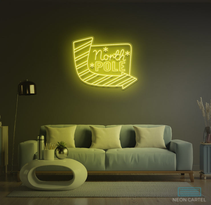 Noordpool Kerstmis Neon LED-bord