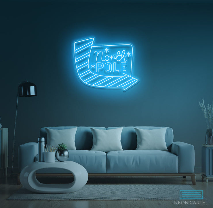 Noordpool Kerstmis Neon LED-bord