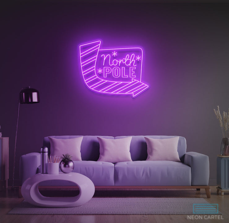 Noordpool Kerstmis Neon LED-bord