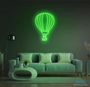 Hot Air Balloon Neon Led Sign, Air Balloon Sign Neon Light, Kids Neon Room Light, Kids Art Neon Light, Air Balloon Unique Decor Neon Light