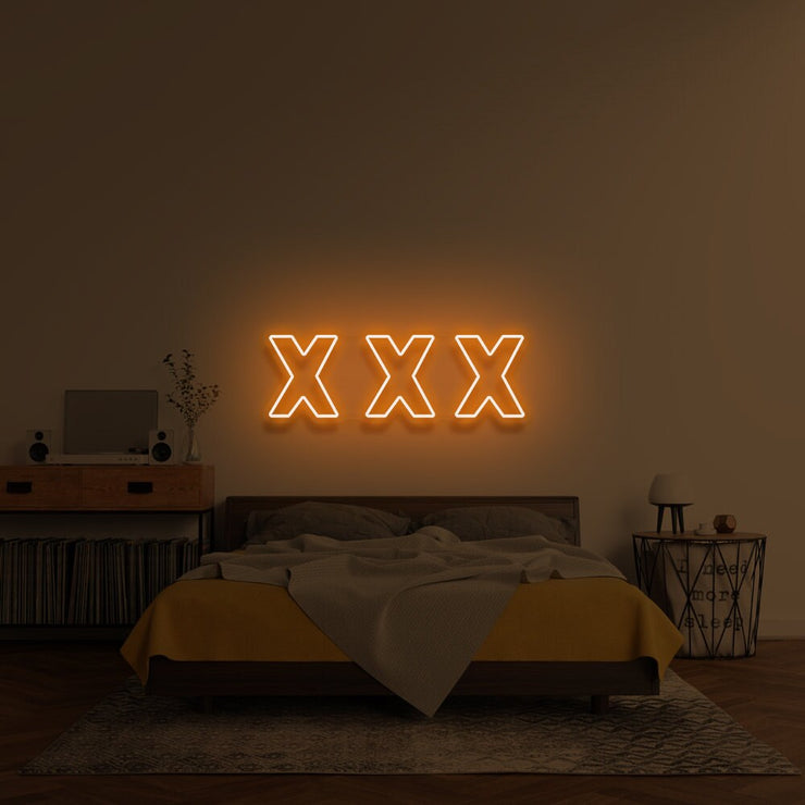XXX Amsterdam Sex Neon LED-bord
