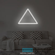 Triangle Shape Neon Led Sign, Triangle Sign Neon Light, Triangle Neon Room Light, Triangle Art Neon Light, Triangle Unique Decor Neon Light