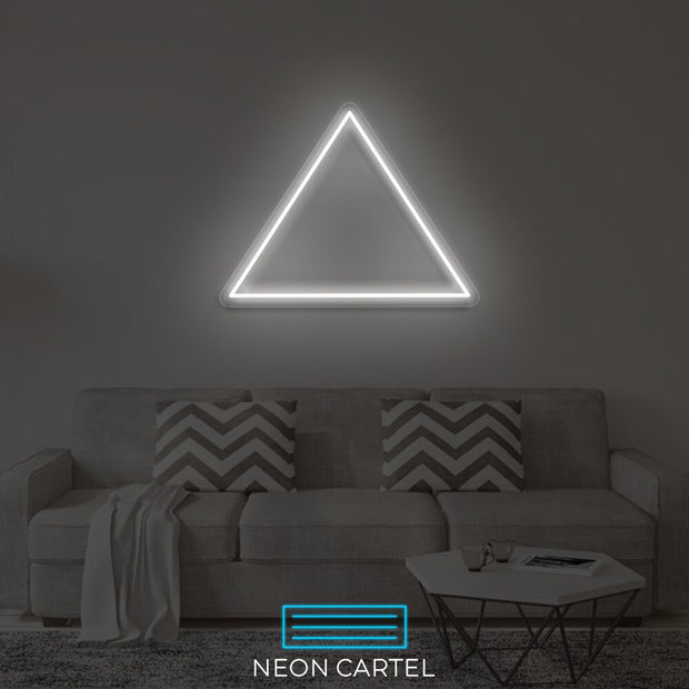Triangle Shape Neon Led Sign, Triangle Sign Neon Light, Triangle Neon Room Light, Triangle Art Neon Light, Triangle Unique Decor Neon Light