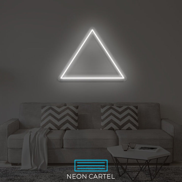 Triangle Shape Neon Led Sign, Triangle Sign Neon Light, Triangle Neon Room Light, Triangle Art Neon Light, Triangle Unique Decor Neon Light