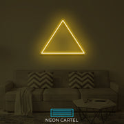 Triangle Shape Neon Led Sign, Triangle Sign Neon Light, Triangle Neon Room Light, Triangle Art Neon Light, Triangle Unique Decor Neon Light