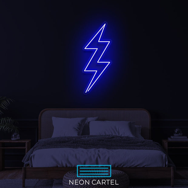 Lightning Neon Art Sign Light Lamp Illuminate Shop Office Living Room Interior Design