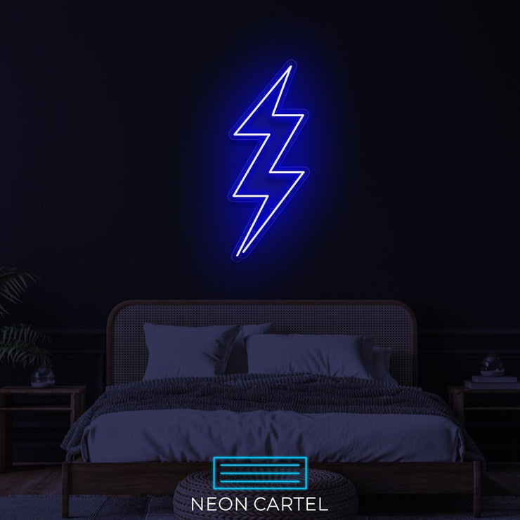 Lightning Neon Art Sign Light Lamp Illuminate Shop Office Living Room Interior Design