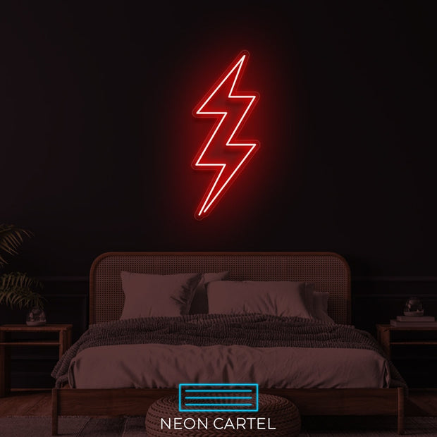 Lightning Neon Art Sign Light Lamp Illuminate Shop Office Living Room Interior Design