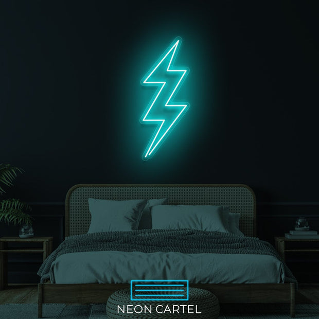 Lightning Neon Art Sign Light Lamp Illuminate Shop Office Living Room Interior Design