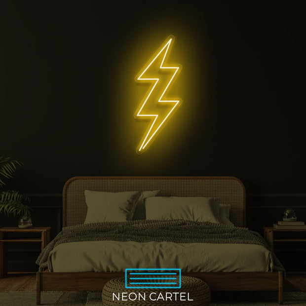 Lightning Neon Art Sign Light Lamp Illuminate Shop Office Living Room Interior Design