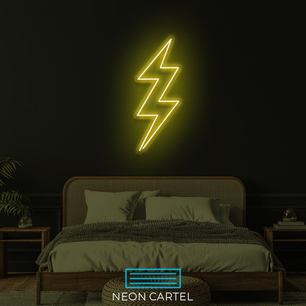 Lightning Neon Art Sign Light Lamp Illuminate Shop Office Living Room Interior Design