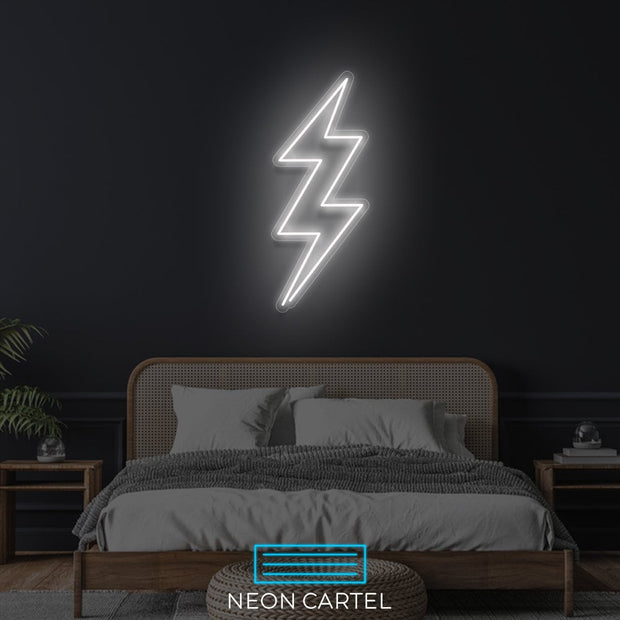 Lightning Neon Art Sign Light Lamp Illuminate Shop Office Living Room Interior Design